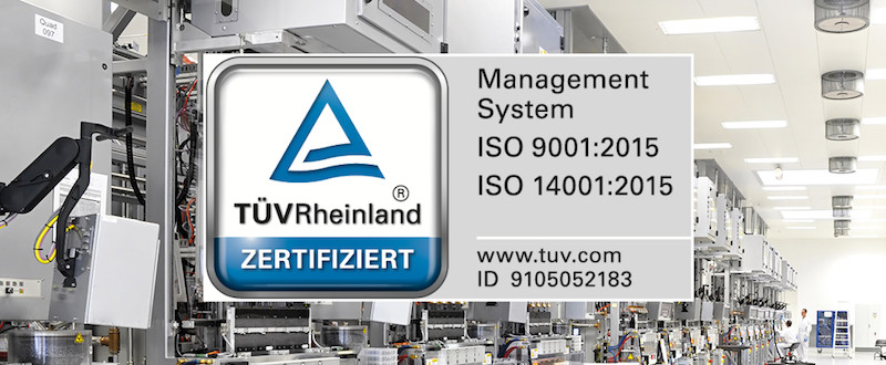 HEIN ist nach ISO 9001 und ISO 14001 zertifiziert