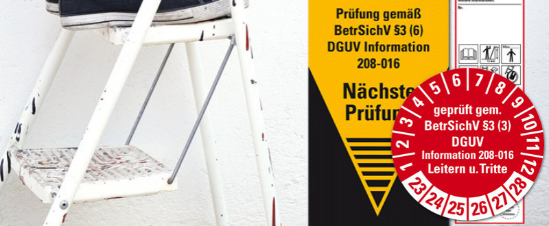 Regelmäßige Leiterprüfung: sicher rauf und wieder runter