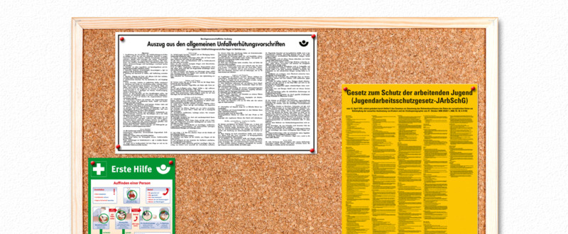 Gesetzliche Aushangpflichten