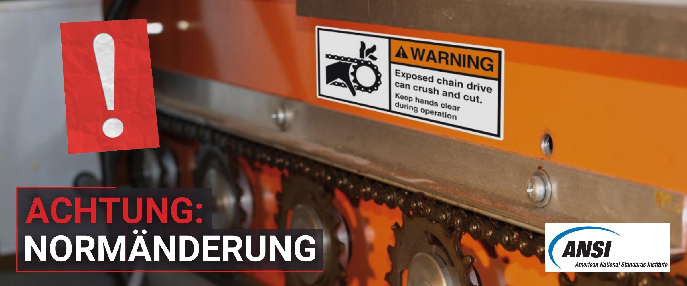Überarbeitete Norm ANSI Z535.1-2022 – Die wichtigsten Änderungen auf einen Blick!