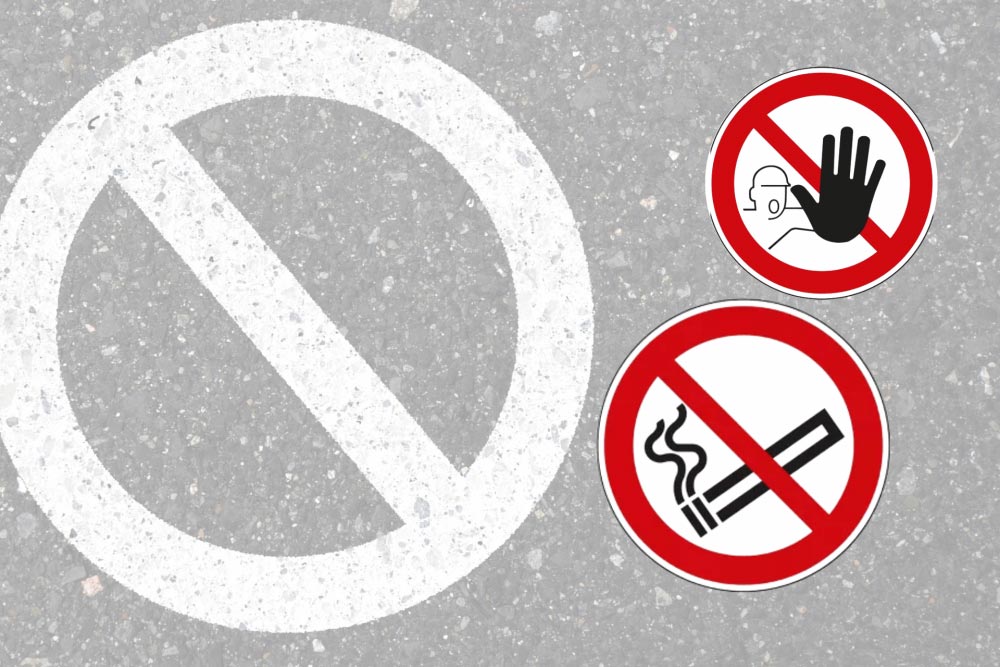 Verbotsschilder – Sicherheit durch klare Kennzeichnung