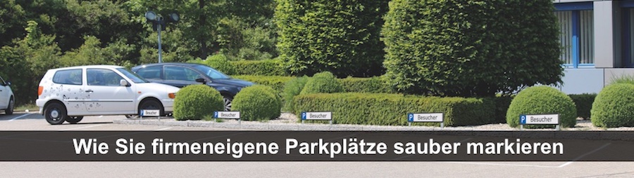 Parkplatzmarkierung wie vom Profi