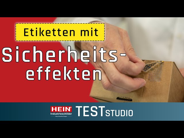 Fälschungssichere Etiketten