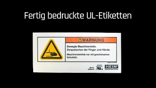 UL Etiketten
