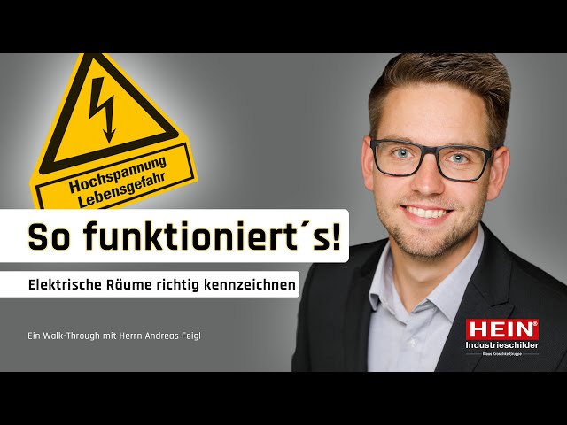Elektrische Räume richtig kennzeichnen