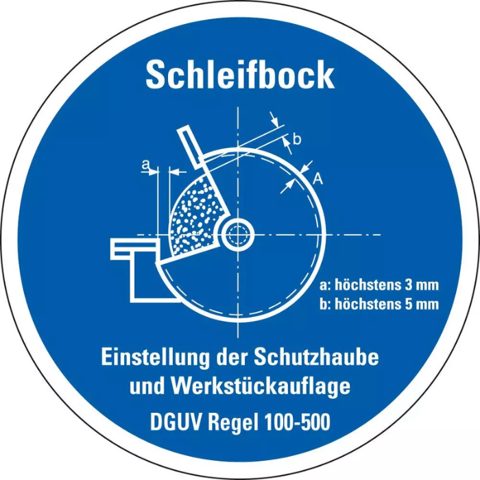 Gebotsschild DGUV Regel 100-500