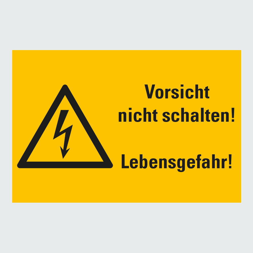 Hauptbild der Kategorie "Nicht schalten Warnschilder": Klicken Sie auf das Bild, um zur Produktliste zu gelangen.