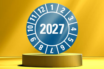 Jahresprüfplakette 2027: Alles über Prüfungen, Materialien, Lieferformen und Zubehör