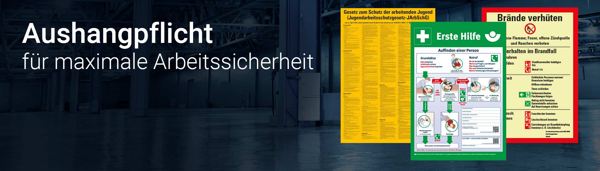 Aushangpflicht im Unternehmen: Warum Aushänge für Arbeitssicherheit unverzichtbar sind