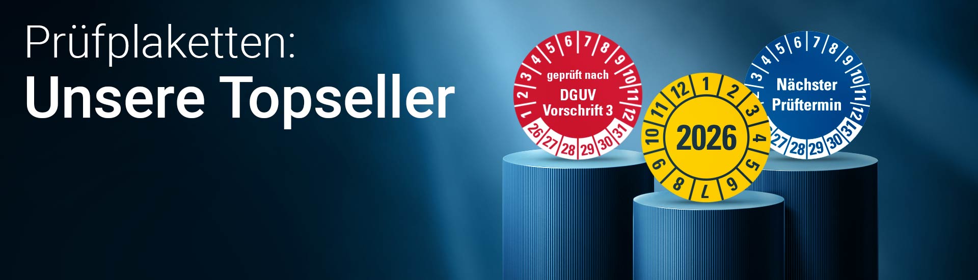 Prüfplaketten von HEIN – Unsere Topseller für sichere Prüfungen