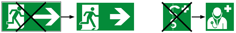 Norm DIN EN ISO 7010 Änderungen durch DIN EN ISO 7010