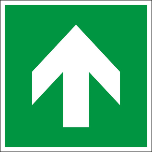 Rettungszeichen Richtungspfeil rechts