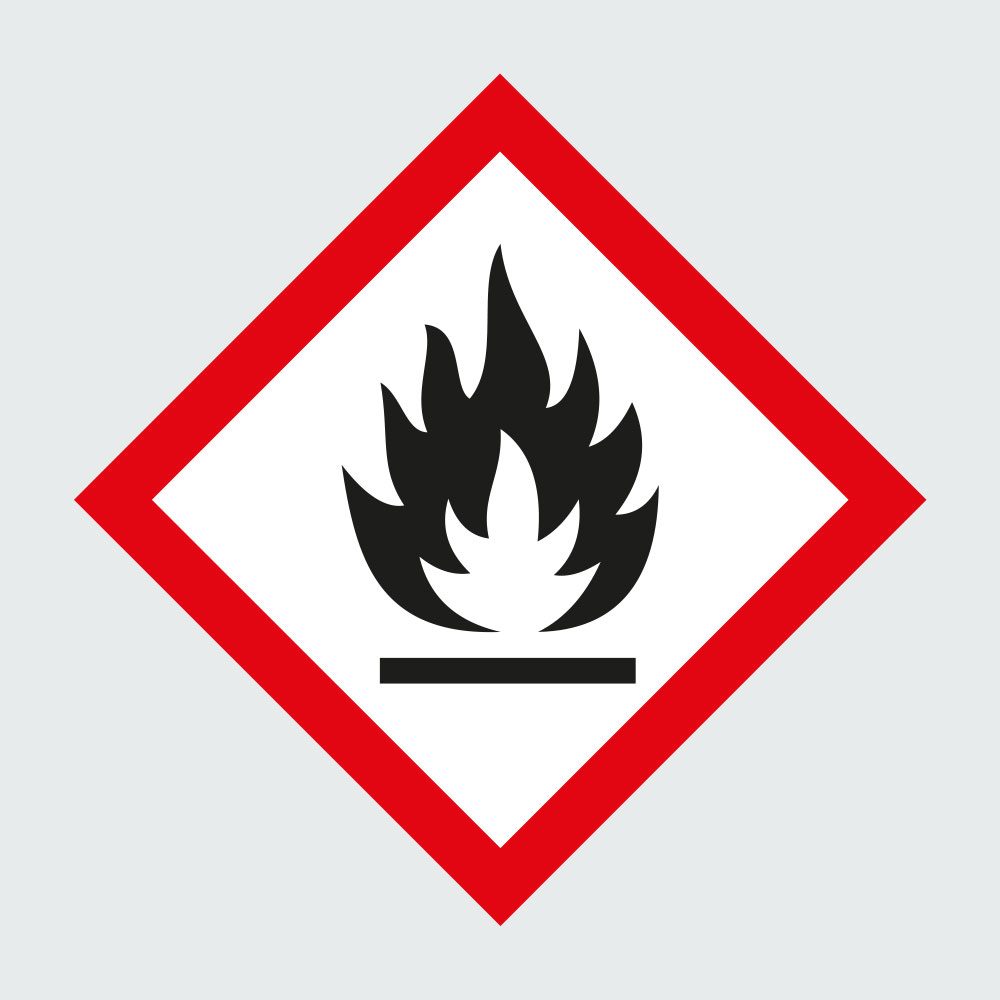 Hauptbild der Kategorie Gefahrstoffkennzeichen GHS02 Flamme: Klicken Sie auf das Bild, um zur Produktliste zu gelangen.