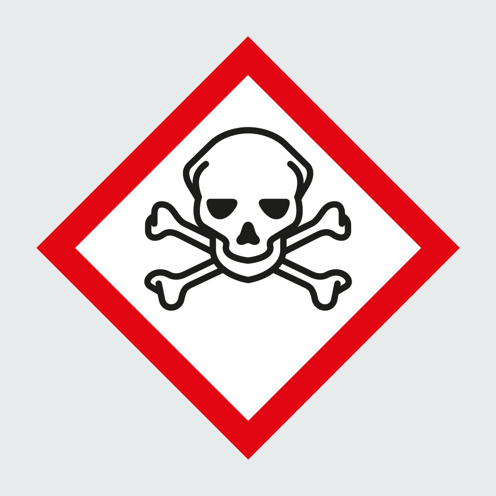 Hauptbild der Kategorie Gefahrstoffkennzeichen GHS06 Totenkopf: Klicken Sie auf das Bild, um zur Produktliste zu gelangen.