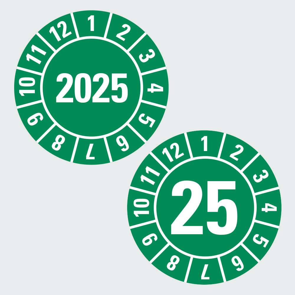 Hauptbild der Jahresprüfplaketten 2025: Klicken Sie auf das Bild, um zur Seite des Vaterartikels zu gelangen.