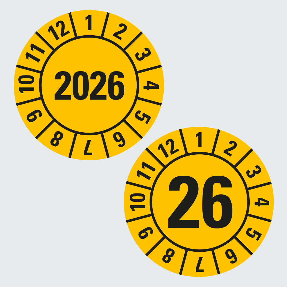 Hauptbild der Jahresprüfplaketten 2026: Klicken Sie auf das Bild, um zur Seite des Vaterartikels zu gelangen.