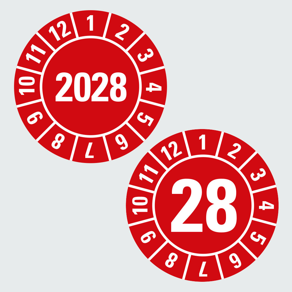Hauptbild der Jahresprüfplaketten 2028: Klicken Sie auf das Bild, um zur Seite des Vaterartikels zu gelangen.