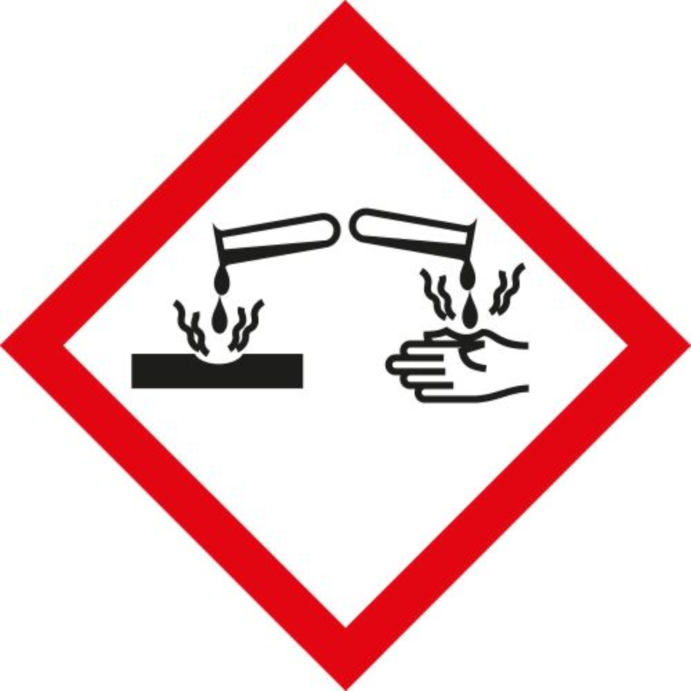 GHS Symbol Ätzende Flüssigkeit