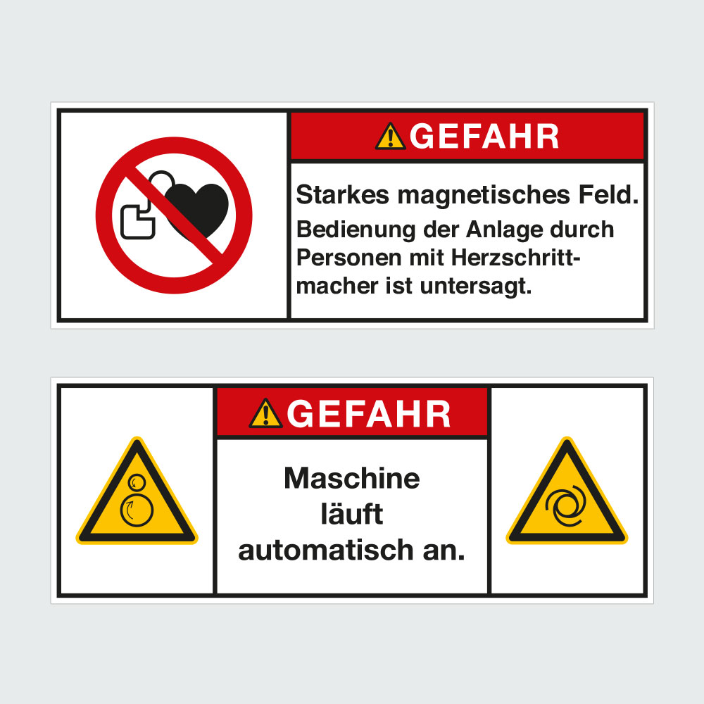 Hauptbild der Kategorie Produktsicherheitsschild Aufschrift "GEFAHR": Klicken Sie auf das Bild, um zur Produktliste zu gelangen.