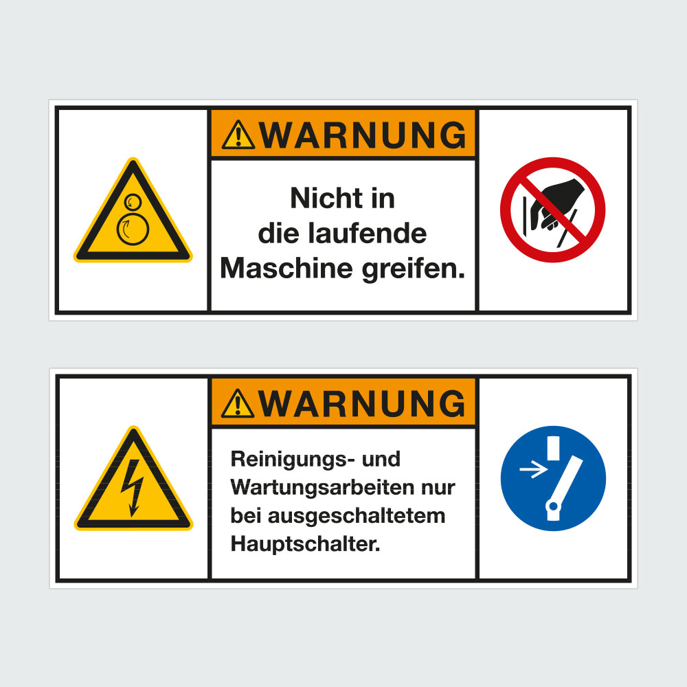 Hauptbild der Kategorie Produktsicherheitsschild Aufschrift "WARNUNG": Klicken Sie auf das Bild, um zur Produktliste zu gelangen.