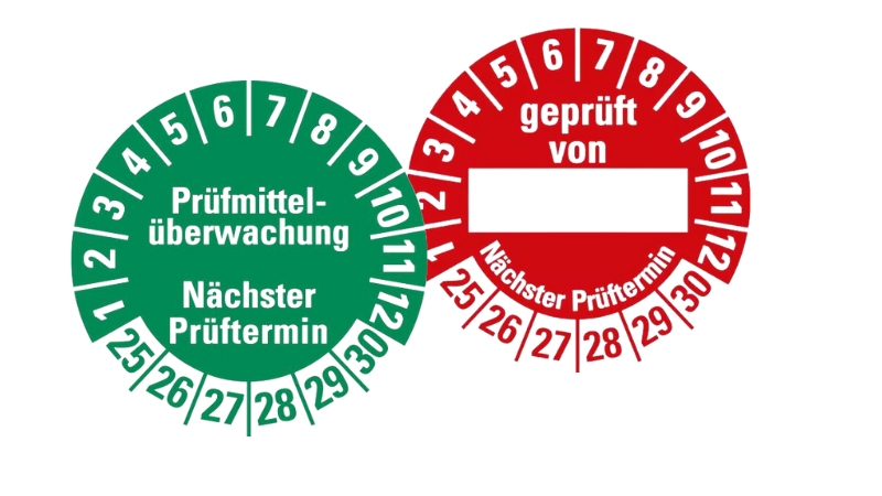 Prüfplaketten Nächster Prüftermin
