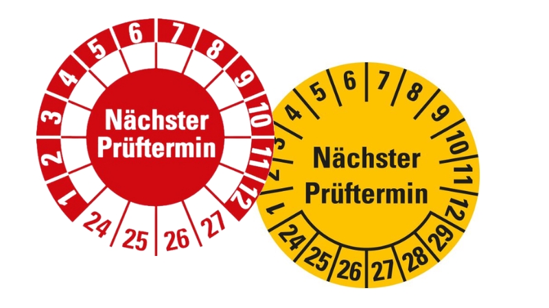Prüfplaketten Nächster Prüftermin