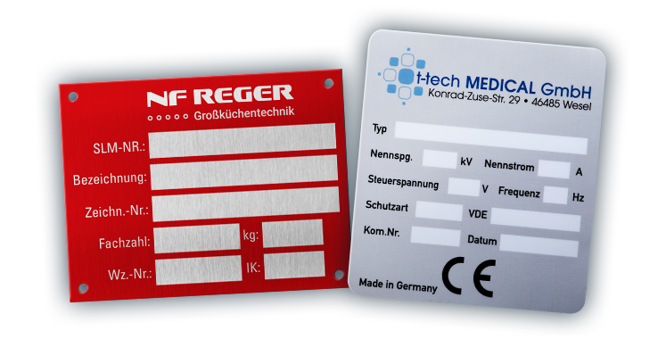 Hauptbild der Typenschilder: Klicken Sie auf das Bild, um die Seite von Typenschidler zu erreichen.