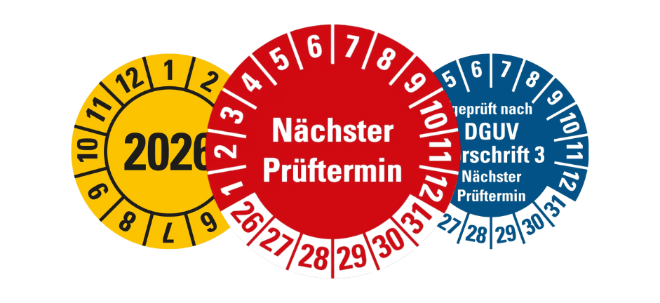 Prüfplaketten-Bilder auf Hauptbanner – bestens vorbereitet ins neue Jahr